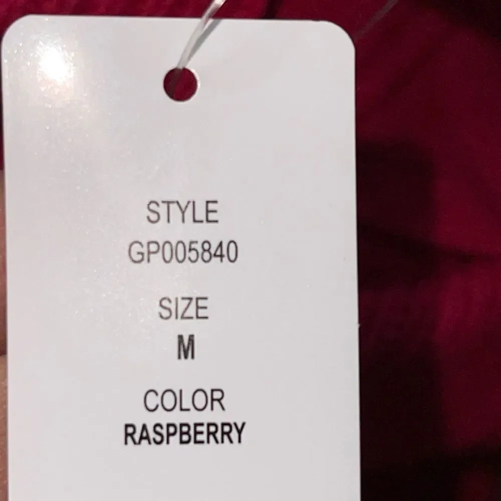 NWT GAP Women's Bold Red Open Cardigan Sweater raspberry Long Sleeve knit